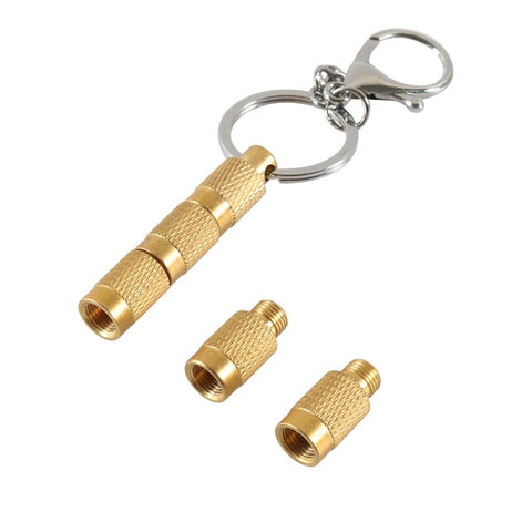 A6605 4 in 1 Solid Brass Tire Air Down Tool Tire Pressure Deflators for Offroad Vehicle