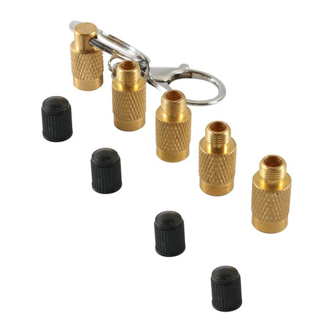 A6605 4 in 1 Solid Brass Tire Air Down Tool Tire Pressure Deflators for Offroad Vehicle