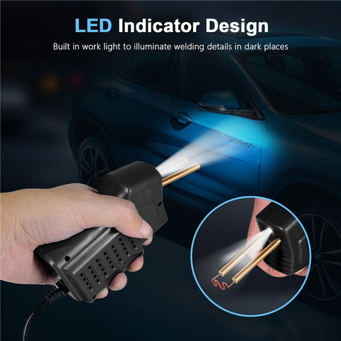 HLW-500 50W Mini Handheld Welding Gun Car Bumper Repair Welding Tool