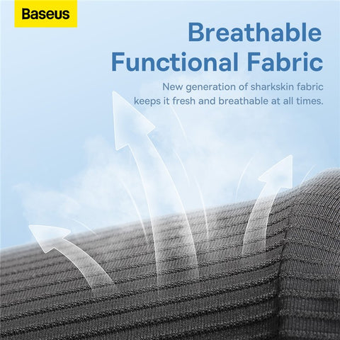 BASEUS ComfortRide Series Car Cooling Lumbar Support Cushion Gel+Space Memory Foam Waist Cushion