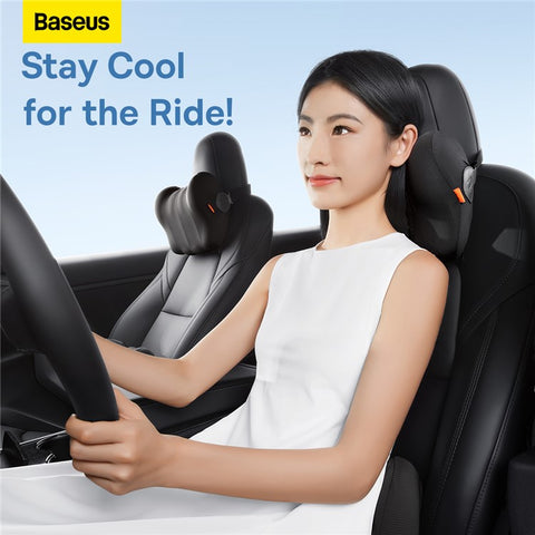 BASEUS ComfortRide Series Car Cooling Lumbar Support Cushion Gel+Space Memory Foam Waist Cushion