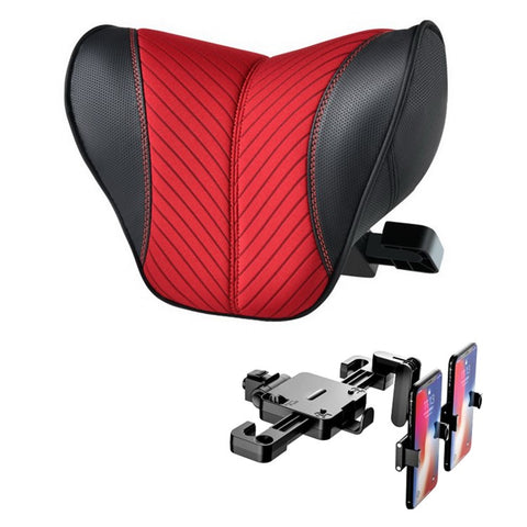 ZJ002 9D Automobile Seat Headrest Universal Adjustable Mechanical Headrest with Bracket
