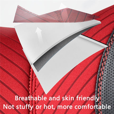 ZJ002 9D Automobile Seat Headrest Universal Adjustable Mechanical Headrest with Bracket