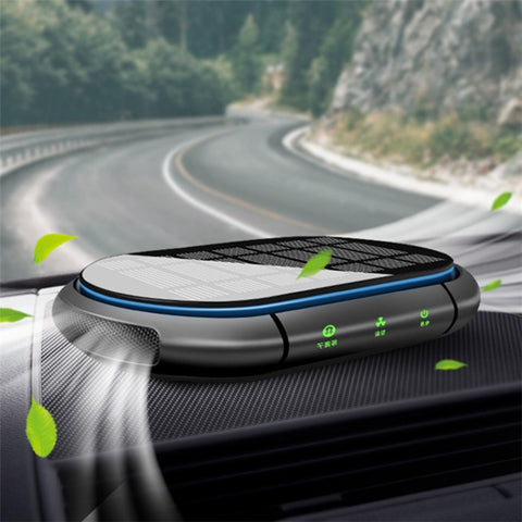 Negative Ion Car Air Purifier Smoke Smell Remover Odor Eliminator with 2 Aroma Diffuser Sticks