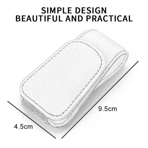 Car Sun Visor Sunglasses Holder Magnetic Microfiber Leather Glasses Eyeglass Hanger for Ticket, Card, Bill