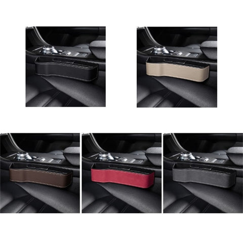 Driver Side Car Front Seat Seam Storage Box Phone Drink Can Holder Seat Gap Organizer