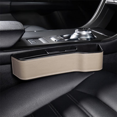 Passenger Side Car Front Seat Seam Storage Box Car Seat Gap Phone Drink Can Organizer