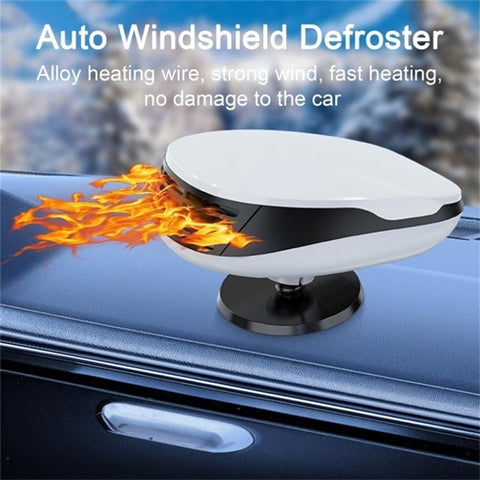 Cigarette Lighter 12V Car Heater 120W Fast Heating Warmer Defroster 360-Degree Adjustable Defogger