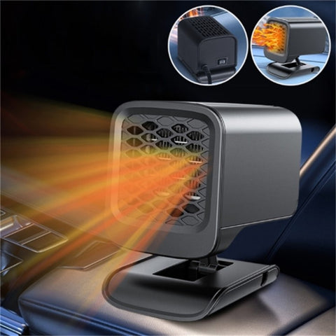 Electric Heater Fan 150W 12V Winter Heating Warmer Windshield Defroster Fog Removing