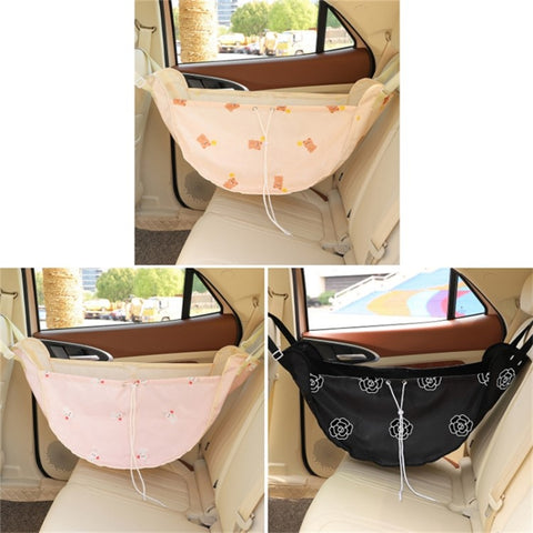 Oxford Cloth Rear Seat Sundries Bag Car Hammock Storage Bag Backseat Organizer