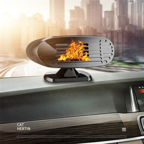 FL-002 12V Mini Car Windshield Heater Defrost Defog Device Winter Vehicle Interior Heating Fan