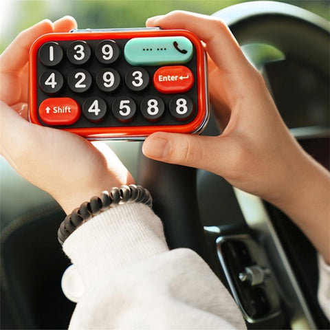 BBDD Keyboard Parking Card Car Temporary Mobile Phone Number Plate Hidden Switch Stop Sign Automotive Replacement Part