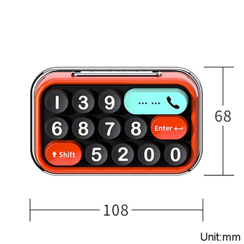 BBDD Keyboard Parking Card Car Temporary Mobile Phone Number Plate Hidden Switch Stop Sign Automotive Replacement Part