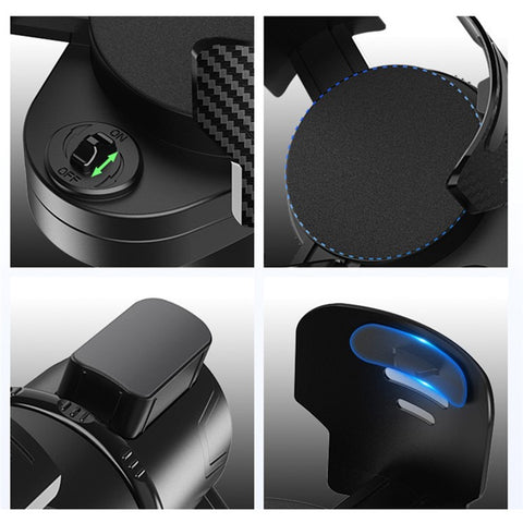 Multifunctional Car Water Cup Holder Car Seat Up Layer Stretchable Water Cup Drink Holder (Size: S)