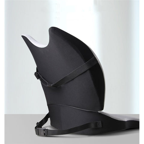 LOVERCAR Ergonomics Car Seat Cushion Memory Foam Slow Rebound Chair Cushion with Backrest