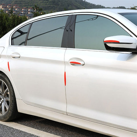 SHAN SHI 7755# 6Pcs Car Door Rearview Mirror Anti-collision Silicone Strips