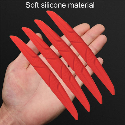 SHAN SHI 7755# 6Pcs Car Door Rearview Mirror Anti-collision Silicone Strips