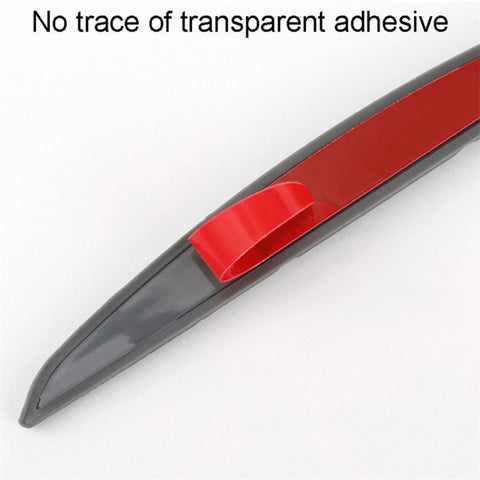 SHAN SHI 7755# 6Pcs Car Door Rearview Mirror Anti-collision Silicone Strips