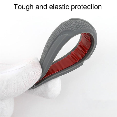 SHAN SHI 7755# 6Pcs Car Door Rearview Mirror Anti-collision Silicone Strips