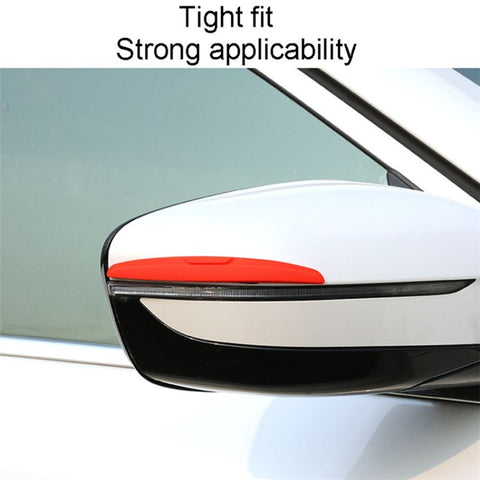 SHAN SHI 7755# 6Pcs Car Door Rearview Mirror Anti-collision Silicone Strips