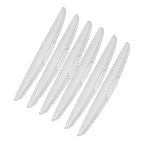 SHAN SHI 7755# 6Pcs Car Door Rearview Mirror Anti-collision Silicone Strips