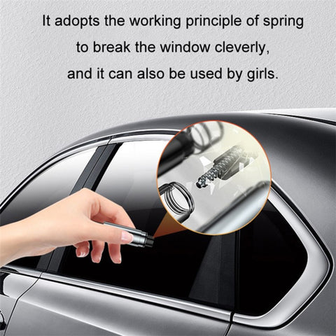 Car Safety Hammer Window Glass Breaker and Seat Belt Cutter Emergency Escape Tool