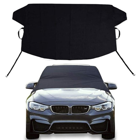 220x140cm 600D Oxford Cloth Thicken Car Front Windshield Waterproof Cover Windscreen Ice Snow Cover