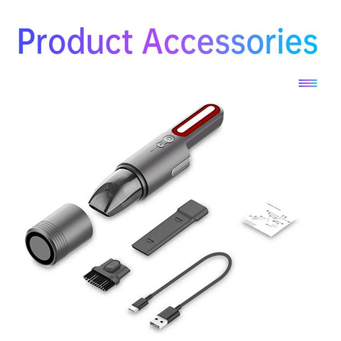 V8 Portable Mini Car Vacuum Cleaner High Power Wireless Vacuum Cleaner for Car Home