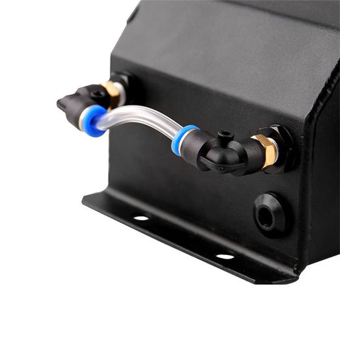 FST009-BK Car Modification 1L Aluminum Radiator Coolant Overflow Bottle Recovery Water Tank Reservoir