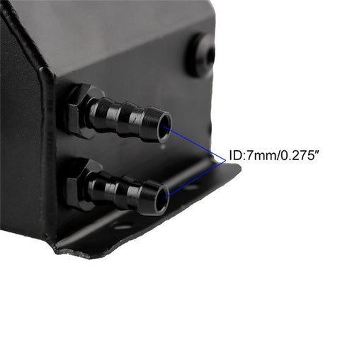 FST009-BK Car Modification 1L Aluminum Radiator Coolant Overflow Bottle Recovery Water Tank Reservoir