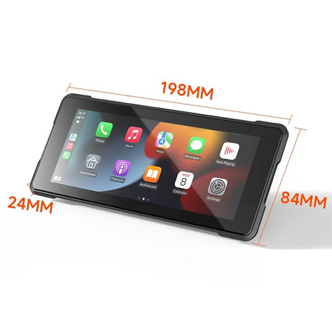 R5019 6.86-inch Touch Screen Motorcycle Camcorder Screen Wireless Android Auto Carplay Display Screen