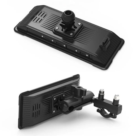 R5019 Dual Camera 6.86-inch Touch Screen Motorcycle Camcorder Wireless Android Auto Carplay Motorbike DVR