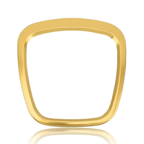 For A4L / A6L / A8L / Q5 / Q7 3D Metal Sticker Car Steering Wheel Decorative Sticker Cover Interior Modification Accessory, Square Type