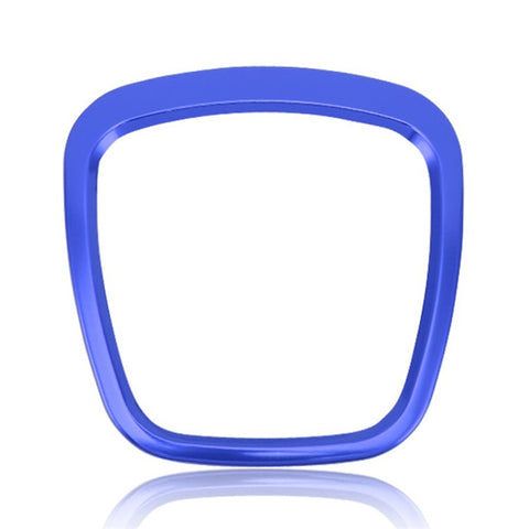 For A4L / A6L / A8L / Q5 / Q7 3D Metal Sticker Car Steering Wheel Decorative Sticker Cover Interior Modification Accessory, Square Type