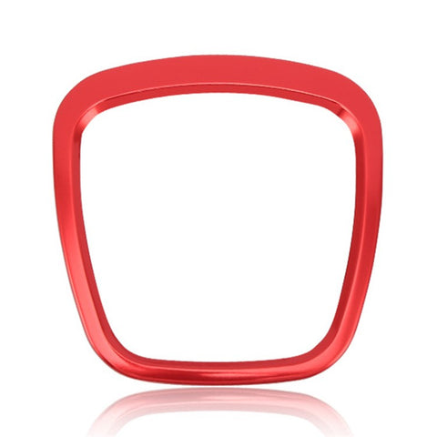 For A4L / A6L / A8L / Q5 / Q7 3D Metal Sticker Car Steering Wheel Decorative Sticker Cover Interior Modification Accessory, Square Type