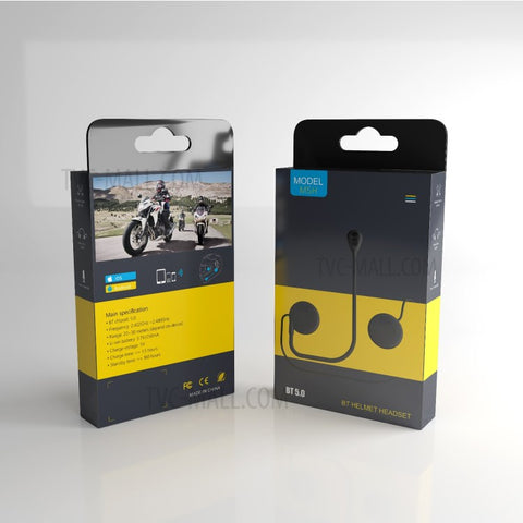 MH03 Motorcycle Helmet Bluetooth-compatible Headset Motorbike Headphone for Music GPS