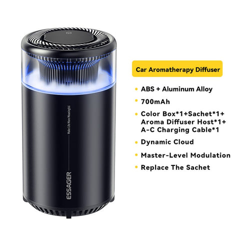 ESSAGER ES-XX01 Car Aromatherapy Machine Fragrant Mist Aroma Diffuser Air Freshener