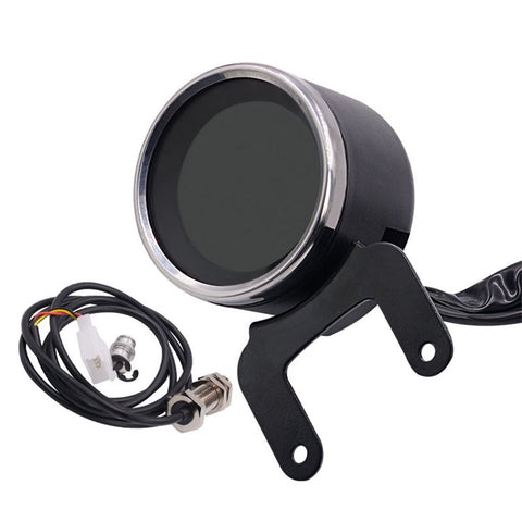 WUPP CS-782A1 LCD Light Digital Speedometer 12V Motorcycle Replacement Tachometer Odometer Fuel Gauge Oil