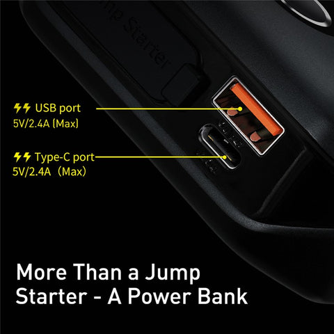 BASEUS Super Energy Air Car Jump Starter 10000mAh Power Bank 1000A Max Current