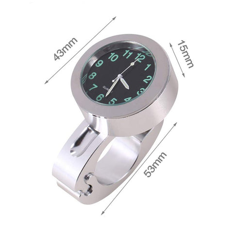 Stylish Waterproof Clock Motorcycle Handlebar Mount Quartz Clock for Harley Davidson Honda Yamaha Kawasaki