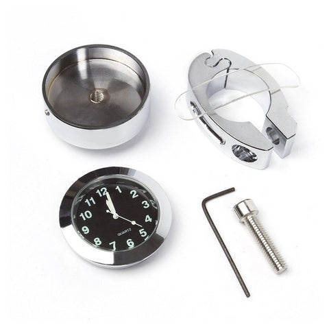 Stylish Waterproof Clock Motorcycle Handlebar Mount Quartz Clock for Harley Davidson Honda Yamaha Kawasaki