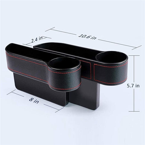 AC-ON-041 Car Seat Seam Storage Box Multifunctional Seat Gap Organizer Phone Beverage Cup Holder