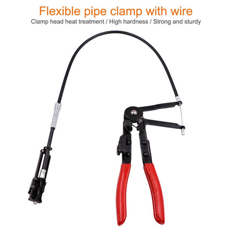 Flexible Wire Long Reach Hose Clamp Pliers Hose Clamp Removal Hand Tool Car Repair Tool
