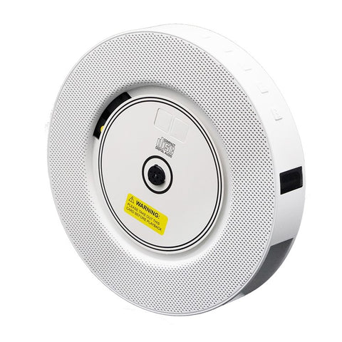 Wall Mounted CD Player Surround Sound FM Radio Bluetooth-compatible Music Player Support TF Card/Aux-in/USB Disk [Support CD Only]