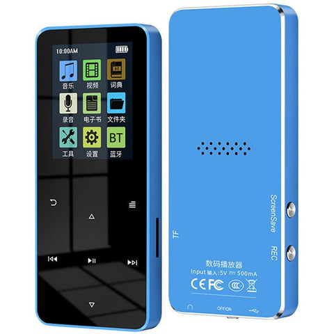S308 8GB TF Card Touch Screen MP3 Sound Recorder Music Video MP4 Player with Dictionary + Bluetooth-compatible Function
