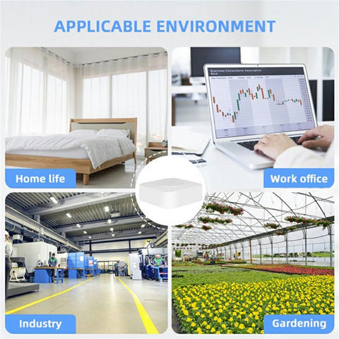 Tuya Zigbee 6-in-1 Smart Air Detector PM2.5 Formaldehyde VOC Temperature Humidity CO2 Monitor