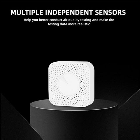 Tuya Zigbee 6-in-1 Smart Air Detector PM2.5 Formaldehyde VOC Temperature Humidity CO2 Monitor