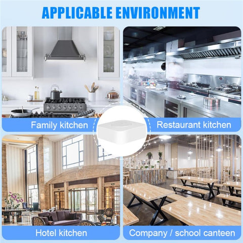 Tuya Smart Gas Alarm Zigbee Combustible Gas Detector Natural Gas Alarm Device