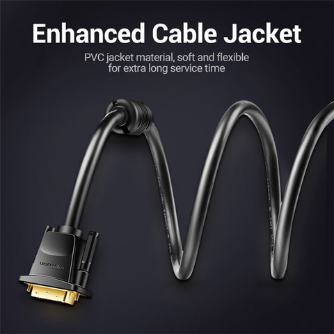 VENTION EAABN 15m 1080P 60Hz 24+1 DVI to DVI Wire Male to Male Gold Plated Adapter Cable