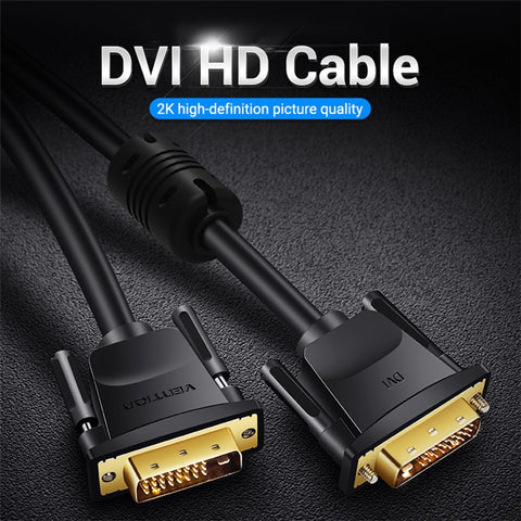 VENTION EAABN 15m 1080P 60Hz 24+1 DVI to DVI Wire Male to Male Gold Plated Adapter Cable